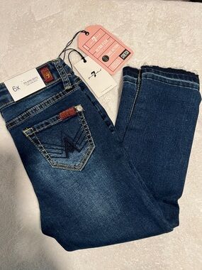 7 For All Mankind Ankle Skinny Stretch Jeans - Girls Size 6X